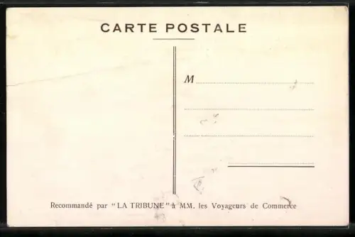 AK Nice, Hôtel de Bruxelles et rue animée avec voitures et palmiers