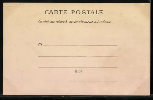 Lithographie Cannes, Île Ste Marguerite et vue de St Honorat