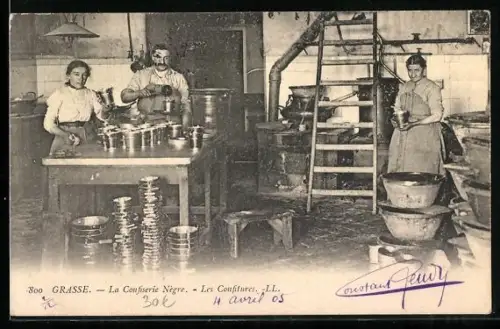 AK Grasse, La Confiserie Nègre, Les Confitures