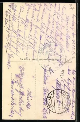 AK Longuyon, Vue de l`hôtel de ville avec voiture devant et arbres alignés