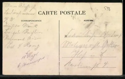 AK Lunéville, Vue générale