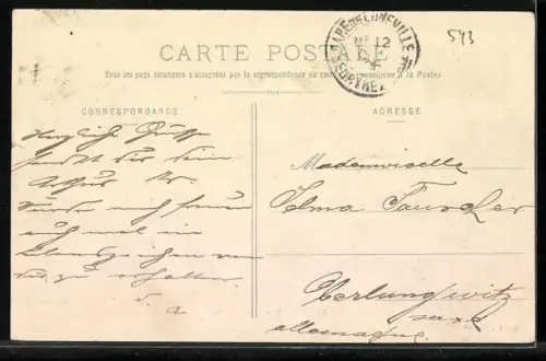 AK Lunéville, Vue générale