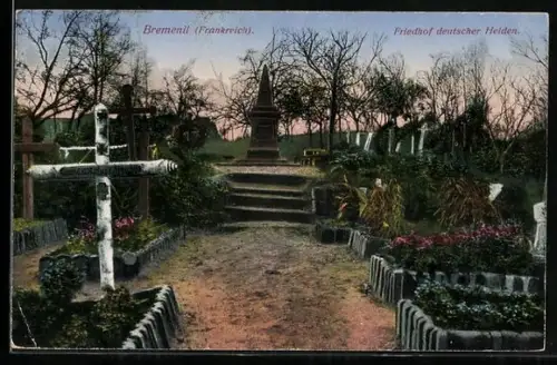 AK Bréménil, Cimetière militaire allemand