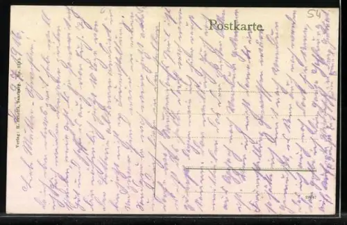 AK Leintrey, Église détruite, vue intérieure