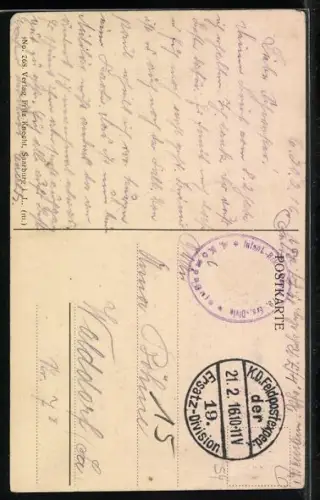 AK Répaix, Vue panoramique du village, église et rue principale en 1915