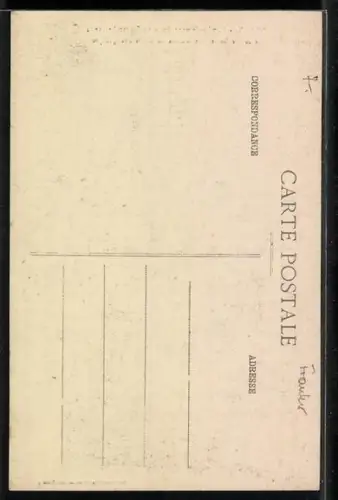 AK Nancy, Rue Ste-Anne, La Maison du Culte évangélique après le bombardement des 9-10 septembre 1914