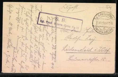 AK Thiaucourt, Scène de rue animée avec charrettes et passants