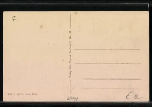 AK Bertrambois, Vue du village avec charrette et habitants sur la route