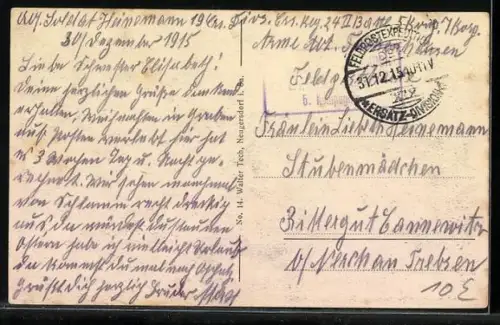 AK Baccarat, Caserne Haxo avec soldats devant l`entrée principale