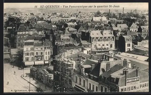 AK St-Quentin, Vue panoramique sur le quartier St-Jean