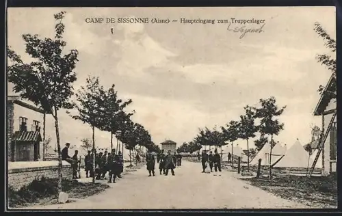 AK Sissonne /Aisne, Camp de Sissonne