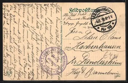 AK Vervins, Vue pittoresque des bâtiments historiques du village