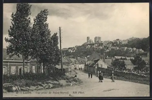 AK Laon, Vue prise de Saint-Marcel