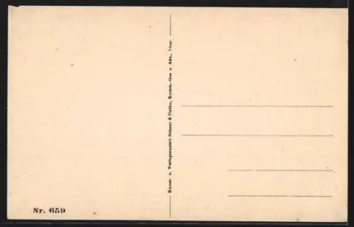 AK Marchais, Soldats rassemblés sur la place du village