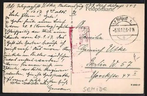 AK Semide, Vue sur le village en milieu rural