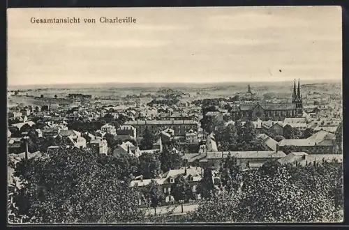 AK Charleville, Vue d`ensemble de la ville