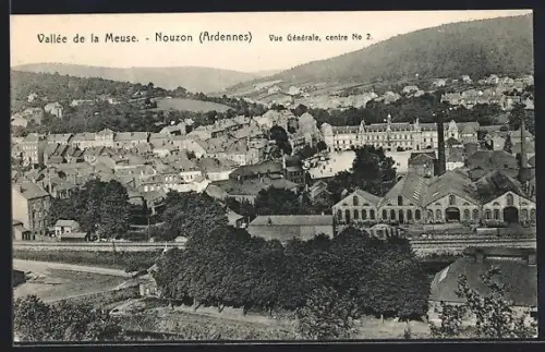 AK Nouzon /Ardennes, Vue générale, centre No 2