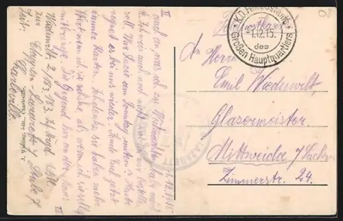 AK Château-Regnault-Bogny, Vue sur le Pierroy avec pont et rivière sinueuse