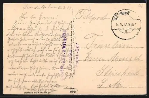 AK Monthois /Challerange, Vue générale