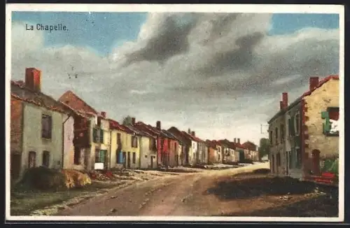 AK La Chapelle, Rue du village