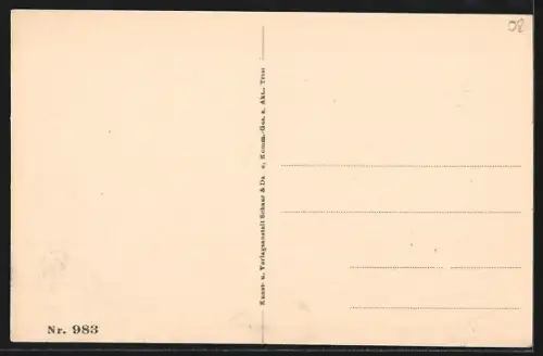 AK Vouziers, Denkmal auf dem Friedhof