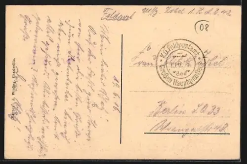 AK Charleville, Lycée Chanzy, ancien Haras Impérial transformé en lycée après l`incendie de 1876