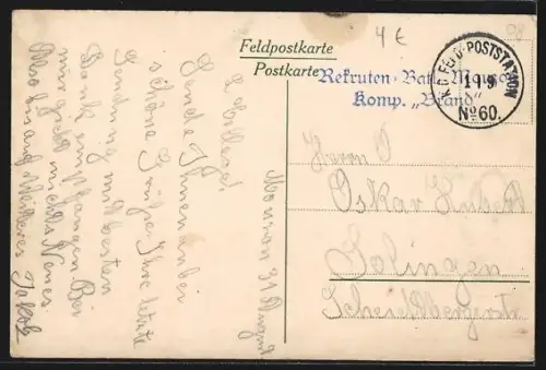 AK Mouzon, Vue sur l`église