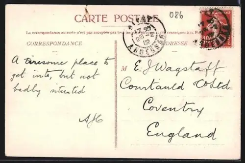 AK Givet, Vue générale prise du Fort de Vignes