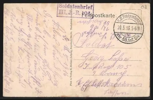 AK Rethel, Les ruines vues d`en haut