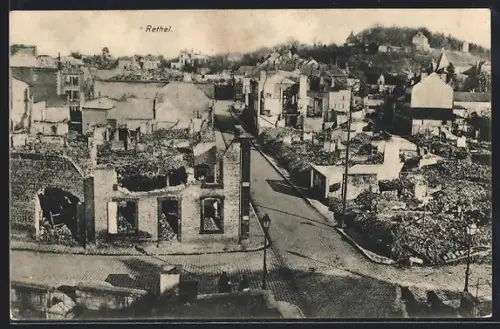 AK Rethel, Vue des ruines
