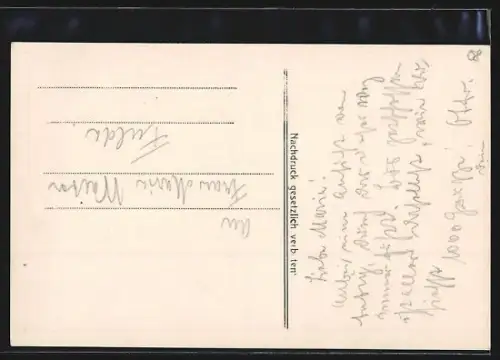 AK Autry, Le village détruit dans la forêt d`Argonne pendant la guerre