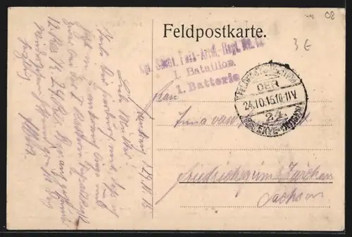 AK Rethel, Quartier détruit avec cheminées