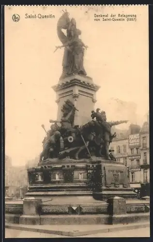 AK Saint-Quentin, Monument de la Bataille de Saint-Quentin, 1557