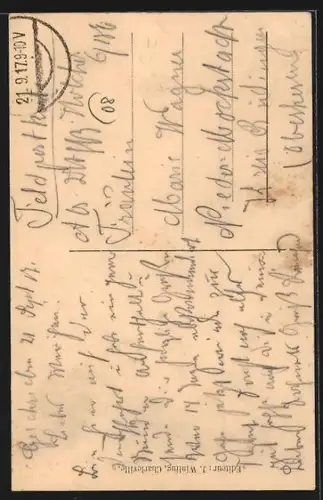 AK Charleville, Monument de Charles de Gonzague sur la place centrale