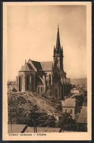 AK Fumay /Ardennes, L`Église