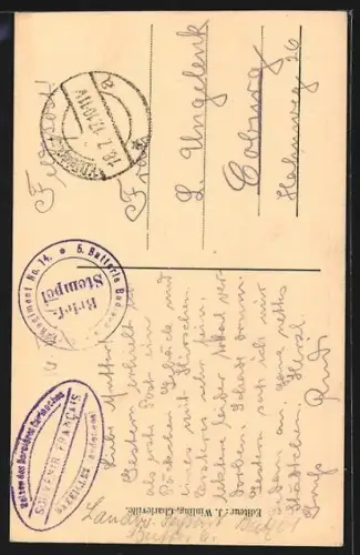 AK Sedan, Le Monument 1870, oeuvre du sculpteur Croisy