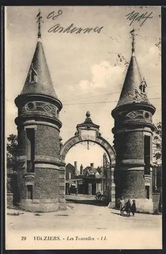 AK Vouziers, Les Tourelles