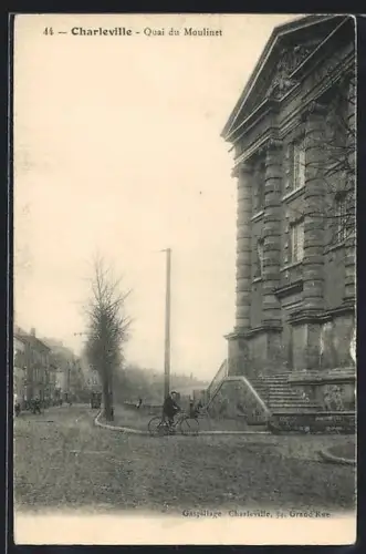 AK Charleville, Quai du Moulinet