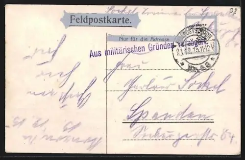 AK Mouzon, Bateaux coulés par les Francais dans le canal de la Meuse et vue du portail historique