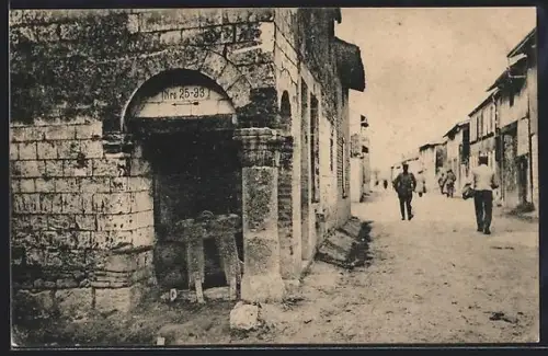 AK Machault, Une Rue