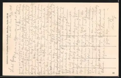 AK Tagnon, Soldats et chevaux alignés dans une rue du village