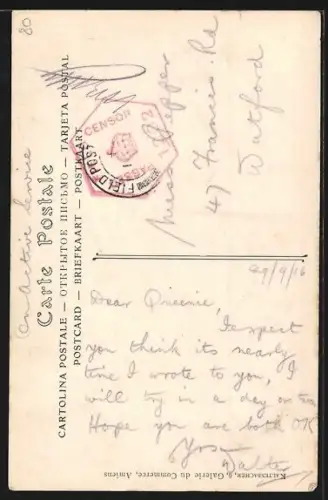 AK Amiens, La Tour du Logis du Roi, XVIe s