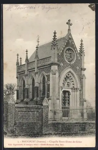 AK Maucourt /Somme, Chapelle Notre-Dame-de-Grâce