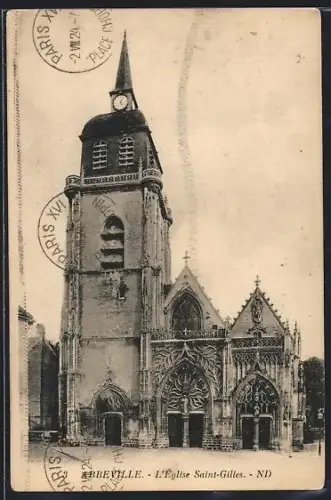 AK Abbeville, L`Église Saint-Gilles