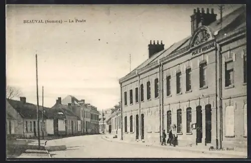 AK Beauval /Somme, La Poste