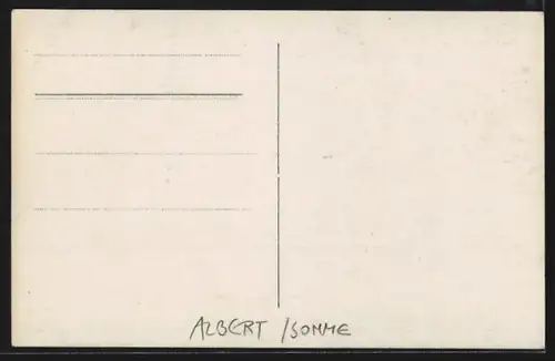 AK Albert /Somme, Église détruite de St. Albert