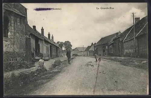 AK Méaulte /Somme, La Grande-Rue