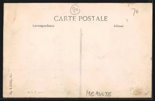 AK Méaulte /Somme, La Grande-Rue