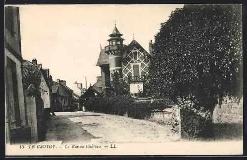 AK Le Crotoy, La Rue du Château
