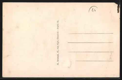 AK Caix /Somme, Rue de Rosières